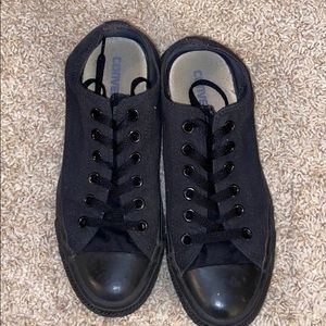 All Black Converse